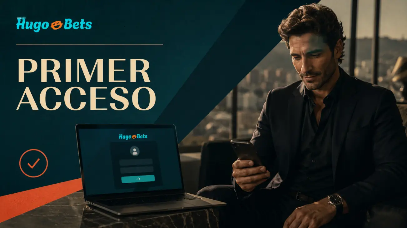 Primer Acceso a HugoBets desde Chile